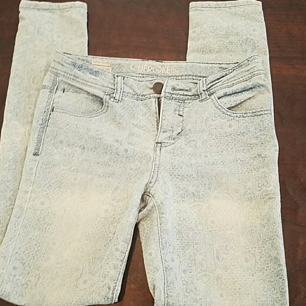 Skinny Jeans with Pattern